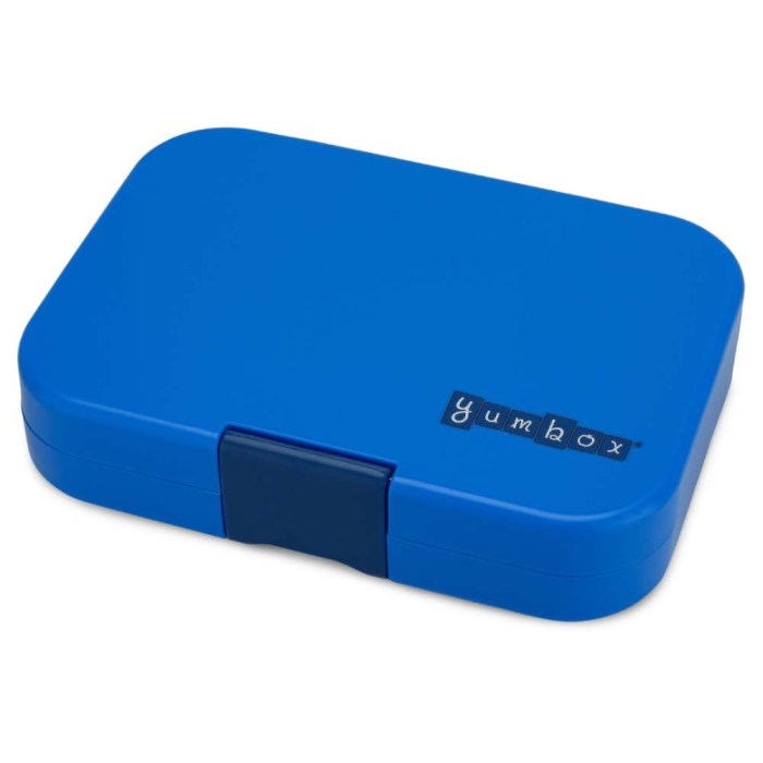 Μπλε Φαγητοδοχείο Yumbox με τερατάκια